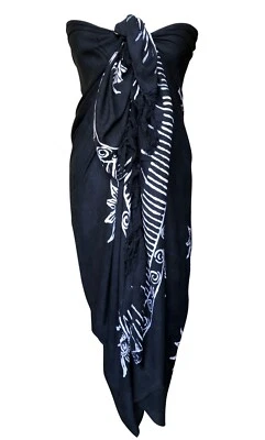 Central Chic Fair Trade Large Sarongs Handmade Bali *UK Supplier *Fast Delivery - Image 1 of 4
