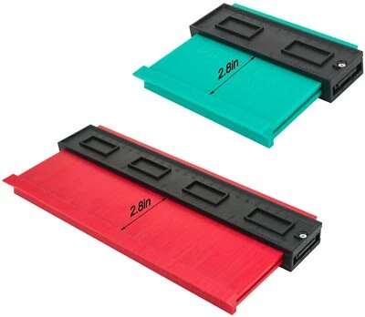 Contour Gauge 10x 5.2,5x 5.2 Inch, Widen Plastic Profile Gauge Duplicator