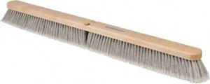 PRO SOURCE 36" Push Broom Head, 3" Poly Bristles, Wood Block, Handle Not Incl - Picture 1 of 3
