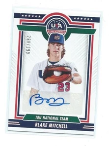 2022 Panini USA Stars & Stripes-Blake Mitchell Autograph /299-Kansas City Royals - Picture 1 of 1