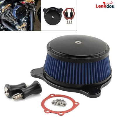 Filtro filtro de aire suave para Harley EVO Touring Road King Electra Glide Softail Foto 1 de 4