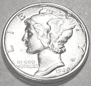 1940 D MERCURY DIME GEM BU + No Reserve *J781 - Bild 1 von 2
