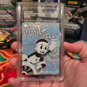 Stephen Curry 2024 Lona Marketing Steamboat Curry/50 Blue Swirl TAG - Imagen 1 de 4