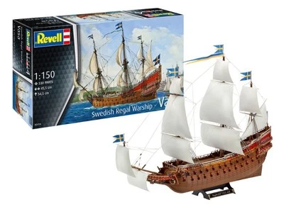 KIT MODELLINO NAVE STATICO REVELL SWEDISH REGAL SHIP VASA MODELLISMO SCALA 1:150 - Immagine 1 di 4