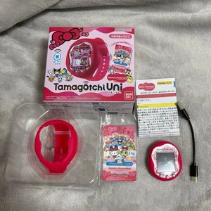 Tamagotchi × Sanrio Tamagotchi Uni Hello Kitty Ver Game Pink With Box USED Japan - Picture 1 of 5