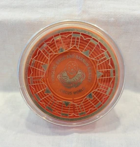 Vtg Ringling Bros & Barnum and Bailey Plastic Coasters Set Of 4 Original Case - Picture 1 of 5