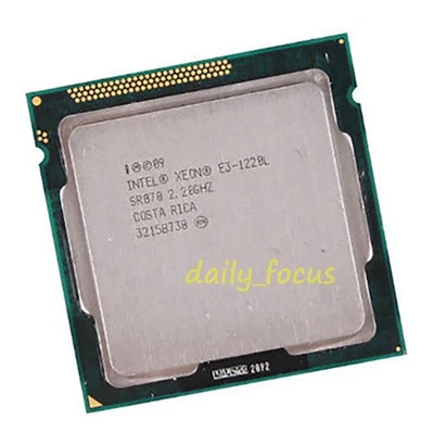 Intel Xeon E3-1220L 2.2 GHz LGA1155 2 cores 4 threads SR070 CPU Processor 3 MB - Image 1 of 4