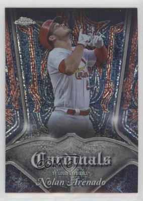 2022 Topps Chrome Pinstriped Nolan Arenado #P-4 - Image 1 of 2