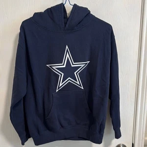 Dallas Cowboys Youth XL 18-20 Team Apparel Hoodie kangaroo Pocket Long Sleeve - Picture 1 of 9