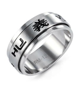 Mens Stainless Steel Choose The Right CTR Spinning Ring-ssr3 - Picture 1 of 2