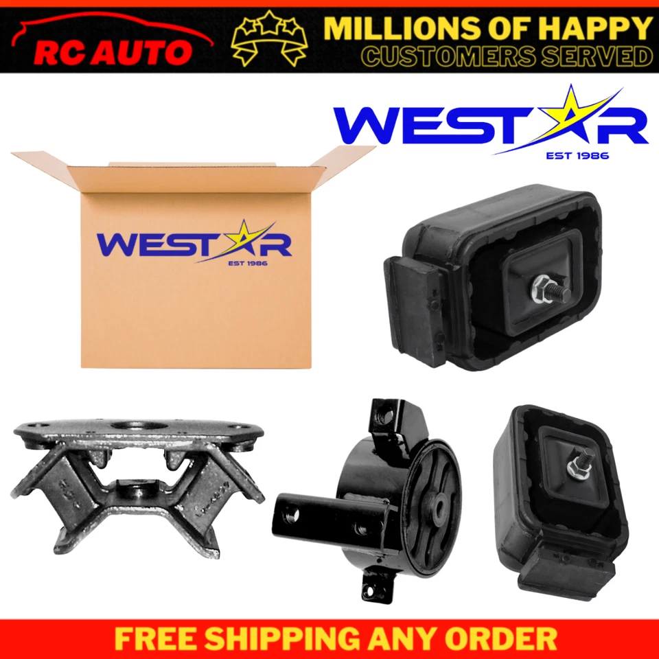 Juego de 4 piezas de montaje de motor y transmisión apto para Geo Tracker 1993-1997 1,6 L Foto 1 de 4