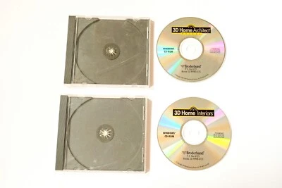 3D Home Interiors & Architect Deluxe Windows CD-Rom Broderbund Discs and Cases - Image 1 of 4