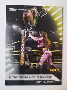 2021 Topps WWE Women's Division #42 ALIYAH / SHOTZI BLACKHEART - Picture 1 of 2