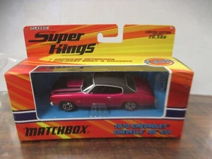 MATCHBOX SUPERKINGS K-202 - 1970 CHEVROLET CHEVELLE SS454 - LTD EDITION - - Picture 1 of 4
