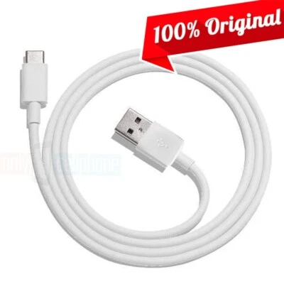 OEM Google 3FT White Fast Charge USB to USB-C Data Cable for Pixel 6/5/4/3/XL - Image 1 of 4