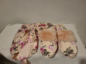 VICTORIA' SECRET SATIN SLIPPERS + BAG AUTHENTIC NEW SEXY STYLES Medium - Picture 1 of 6