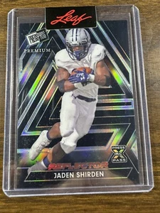 JADEN SHIRDEN 2024 Leaf Press Pass Premium Black REFLECTOR Proof 1/1 - Picture 1 of 1