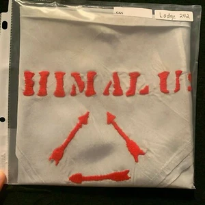 CHIMALUS LODGE 242 SEIDENMAHNWACHE HALSTUCH WAR VOM NATIONALSEKRETÄR ..G65 - Bild 1 von 1