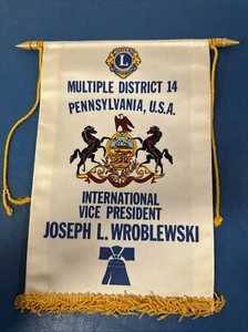Lions Club Banner Joseph L. Wroblewski - Picture 1 of 4
