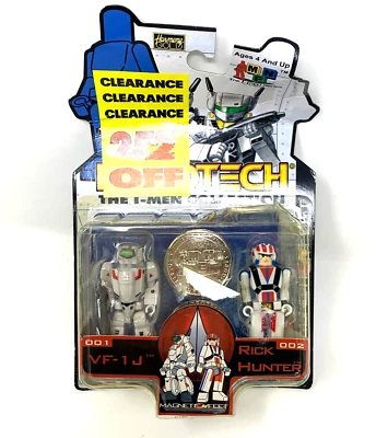 Figura Robotech The I-Men Collection VF-1J y Rick Hunter NUEVA DE COLECCIÓN Toynami Foto 1 de 4