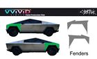 Vvivid Paint Protection Film Die Dyi Cut Ppf Clear Cybertruck 2023-2025 Fenders