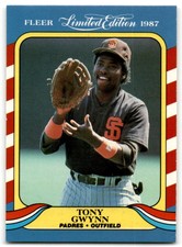 1986 Fleer Limited Edition Tony Gwynn San Diego Padres #19