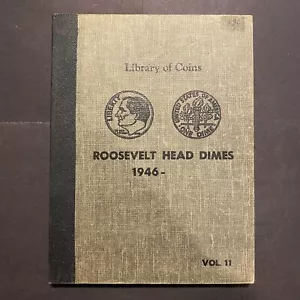 1946-1964 Roosevelt Dime Library of Coins Album P D Set - Picture 1 of 4