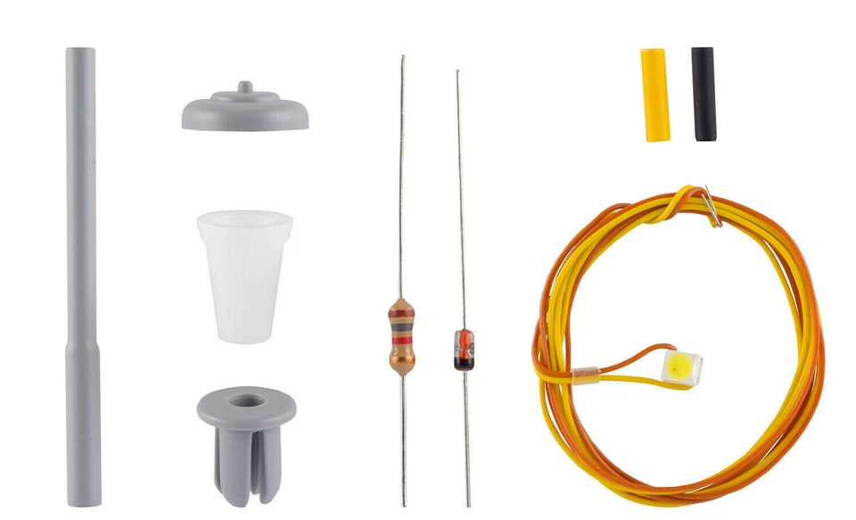 Viessmann 6721 Bausatz Straßenleuchte, LED weiss, Bausatz, H0 - Bild 1 von 1