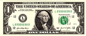 $1 2021 Fancy Serial L03320230D - Picture 1 of 1