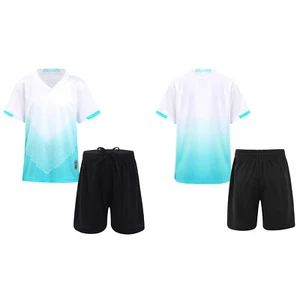 Kid Boys Football Tracksuit Basketball Team Gradient Print Quick Dry Uniform - Picture 1 of 143