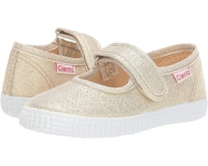 Cienta Kids Shoes 56083 (Infant/Toddler/Little Kid/Big Kid) (White Gold) Girl's - Picture 1 of 19