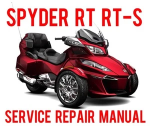 2015 2016 Can-Am Spyder RT RT-S RT Limited Special Shop Service Manual - On DVD - Picture 1 of 2