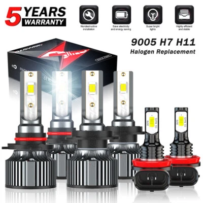 Faro LED 9005 H7 para Suzuki Grand Vitara 2006-2013 + Kit de bombilla antiniebla H11 Foto 1 de 4