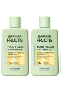 Lot Of 2 Garnier Fructis HAIR FILLER Strength Repair Shampoo 10.1 oz Free Ship! - Picture 1 of 5