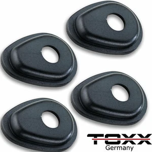 ToXx motocicleta Yamaha LED intermitentes halógenos placas adaptadoras placas intermitentes negras - Imagen 1 de 3