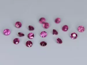 1x Natural Burma Ruby VS Round 1.3mm 1.5mm 1.6mm 1.7mm 1.9mm Loose Gemstone Best - Picture 1 of 6
