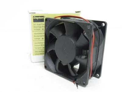 232398 Nuevo En Caja; Dayton 2RTH8 Ventilador Axial Cuadrado 3-1/8" x 1-1/8"; 48VDC; 75CFM Foto 1 de 4