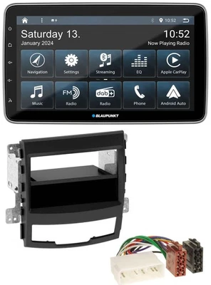 Blaupunkt USB DAB SD MP3 Bluetooth Autoradio für SsangYong Korando CK 2010-2013 - Bild 1 von 4