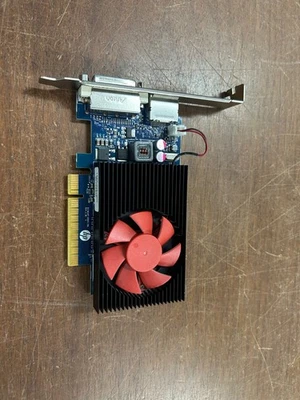 HP Nvidia GeForce GT 730 2GB Short Height Video Card 802315-001 DVI DisplayPort - Image 1 of 4