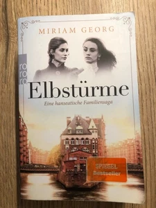 Elbstürme – Miriam Georg - hanseatische Familiensaga – vorsichtig gelesen! - Bild 1 von 3