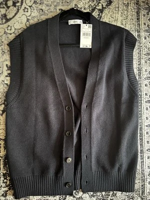 Mango Men’s Navy Vest - Small - Image 1 of 4