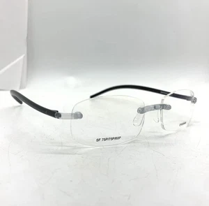 Swissflex BRILLE RANDLOS KUNSTSTOFF KABELBÜGEL SWISS MADE klar schwarz T43 - Bild 1 von 7