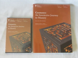 Great Courses Geometry: An Interactive Journey to Mastery Book & 6 DVD Set New - Foto 1 di 7