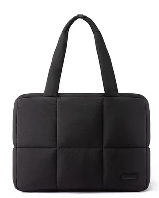 Bolsa para laptop feminina 15,6 polegadas, bolsa tote acolchoada com compartimento para laptop - Imagem 1 de 3