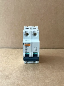 Merlin Gerin 32A 10kA C32 C Kurve doppelpolig MCB Leistungsschalter C60HC 25662 - Bild 1 von 5
