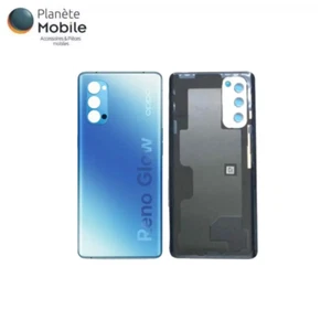 Cache Batterie Vitre Arrière Bleu Galactique pour OPPO Reno 4 Pro 5G - Photo 1 sur 1