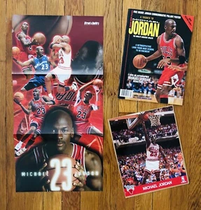 TRIBUTE TO MICHAEL JORDAN LIMITED EDITION MAGAZINE W/PULL-OUT POSTER 1993 NIKE - Picture 1 of 12