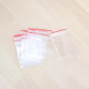 50 Cellophane Bags 60mm x 40mm Zipper Seal - TL040 - Picture 1 of 2
