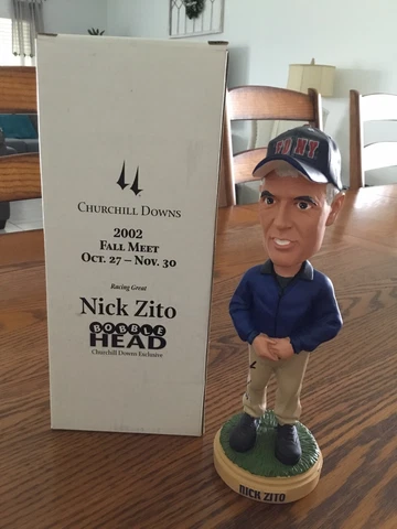 Nick Zito Autographed Bobblehead Cover