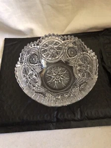 Vintage Klarglas kleine Schale Sägezahnschale Pressglas - Bild 1 von 3